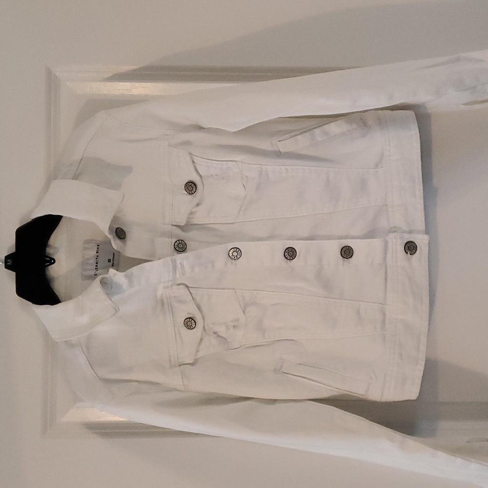 Celebrity Pink white jean jacket